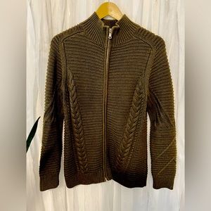 Gap Full Zip Sweater size large